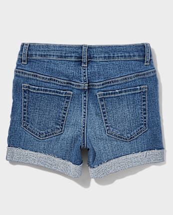 Tween Girls Denim Midi Shorts