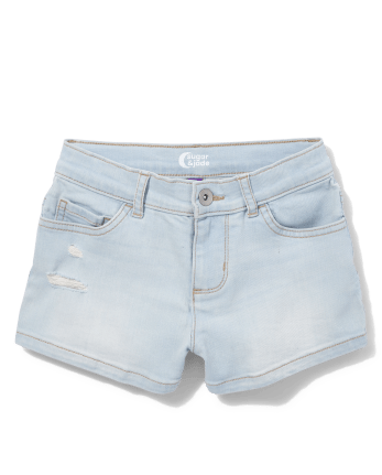 Tween Girls Denim Shortie Shorts