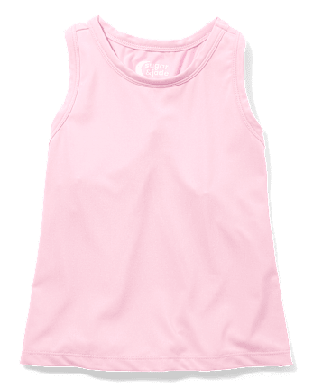 Tween Nina Sin Mangas Quick Dry Twist Back Camisetas sin mangas Top PINK ADMIRER The Children s Place