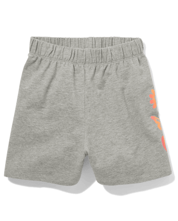 Pantalones cortos de rizo francés con rayas laterales para niñas Tween