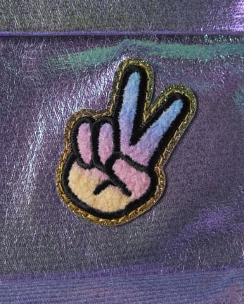 Mochila tipo cargo con icono holográfico de Tween Niña
