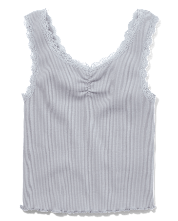 Tween Girls Ribbed Cinch Tank Top