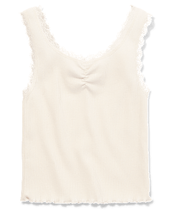 Tween Girls Ribbed Cinch Tank Top