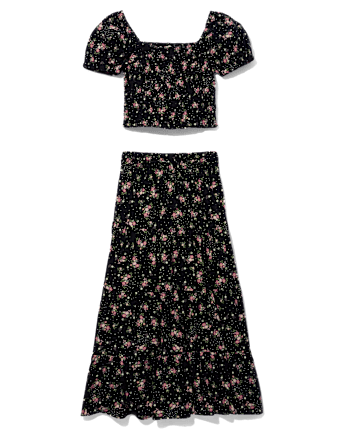 Tween Girls Floral 2-Piece Outfit Set