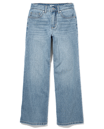 Tween Girls Low Rise Wide Leg Jeans