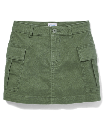 Tween Girls Twill Cargo Skirt