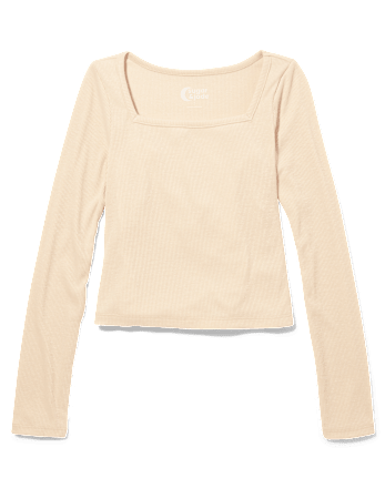 Top de canalé para niña Tween