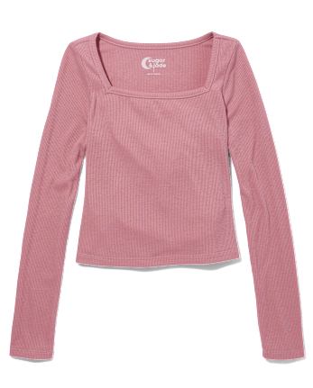 Tween Girls Ribbed Top