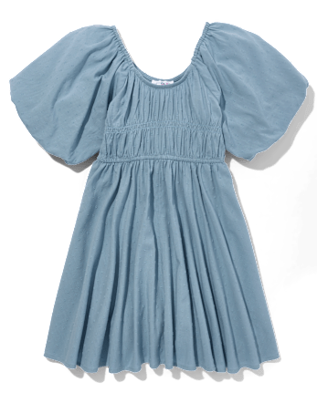 Vestido abullonado para niñas preadolescentes