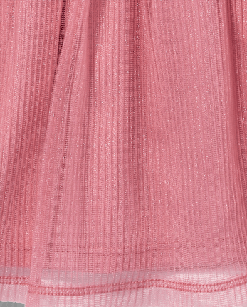 Tween Girls Mesh Pleated Skirt