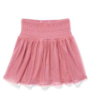 Tween Girls Mesh Pleated Skirt