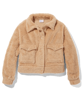 Chaqueta Sherpa para niñas preadolescentes