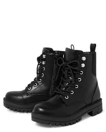 Tween Girls Combat Boots