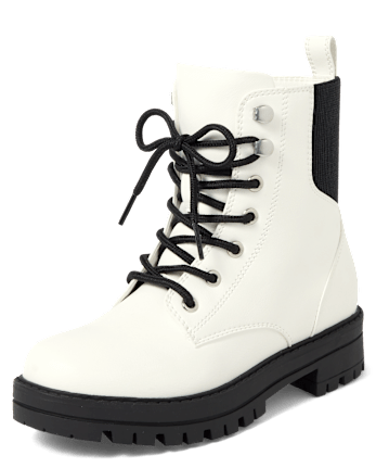 Tween Girls Combat Boots
