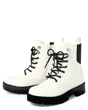 Tween Girls Combat Boots