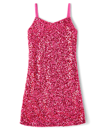 Tween Girls Sequin Slip Dress