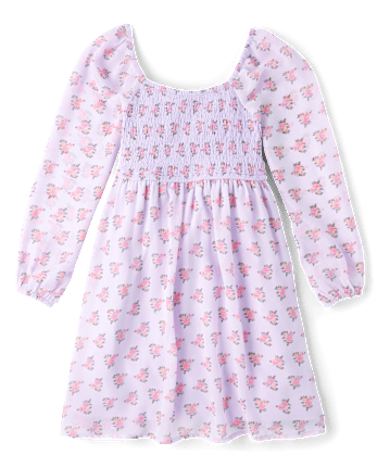 Tween Girls Floral Fit And Flare Dress