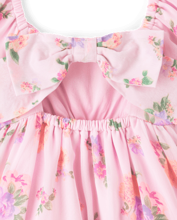Tween Girls Floral Fit And Flare Dress