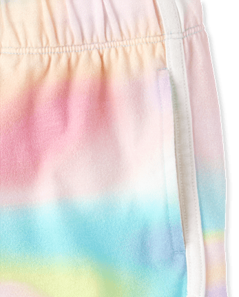 Tween Girls Tie Dye Dolphin Shorts