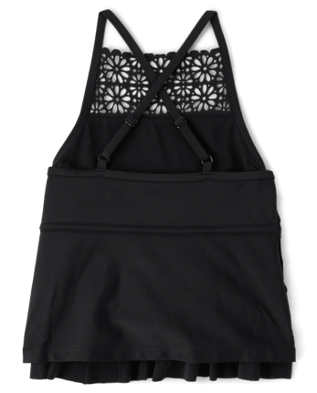 Tween Girls Ruffle Tankini Swimsuit