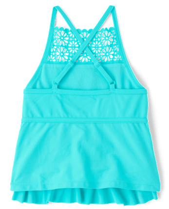 Tween Girls Ruffle Tankini Swimsuit