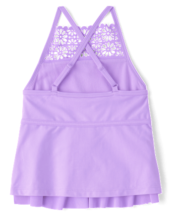 Tween Girls Ruffle Tankini Swimsuit