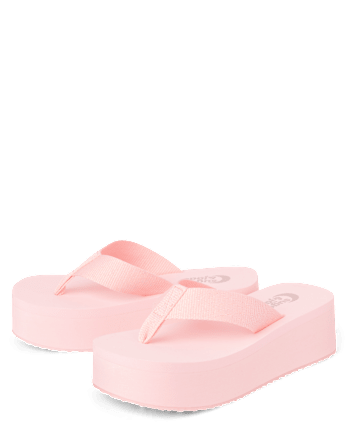 Tween Girls Platform Flip Flops