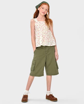 Tween Baggy Cargo Jorts