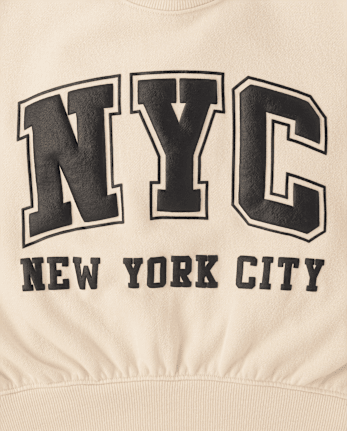 Tween Girls Graphic Premium Fleece Sweatshirt