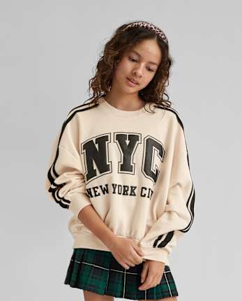 Tween Girls Graphic Premium Fleece Sweatshirt