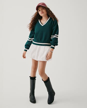 Tween Girls Varsity Sweater