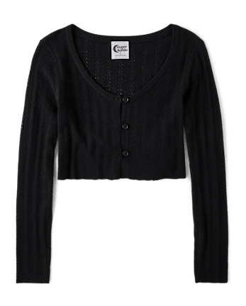 Tween Girls Cropped Cardigan