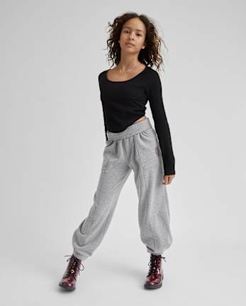 Tween Oversized Premium Fleece Joggers