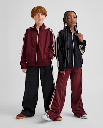 Tween Girls Wide Leg Track Pants