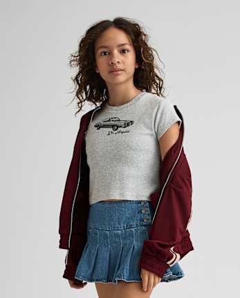 Tween Girls Graphic Baby Tee