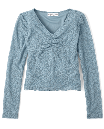 Tween Girls Stretch Lace Top
