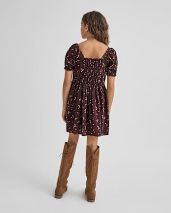Tween Girls Floral Corset Dress