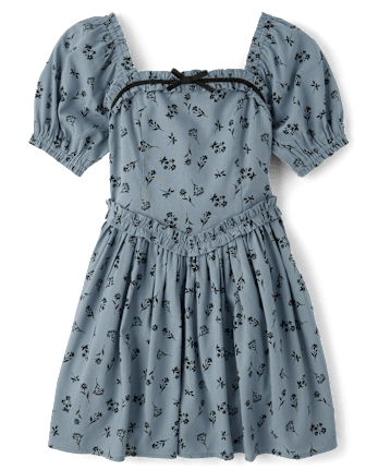 Tween Girls Floral Corset Dress