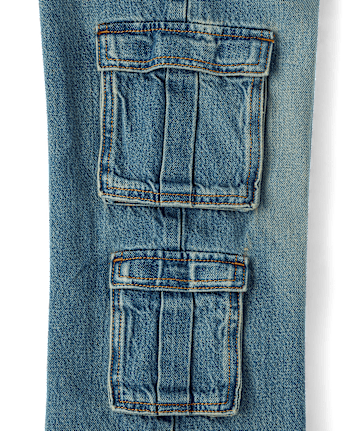 Tween Girls Baggy Cargo Jeans