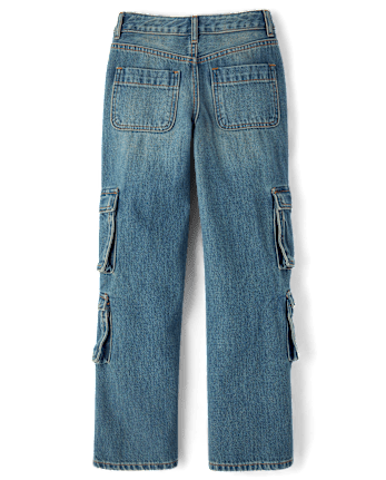 Tween Girls Baggy Cargo Jeans