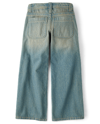 Tween Girls Destructed Super Baggy Jeans