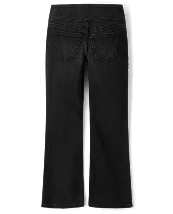 Tween Girls Wide Belt Bootcut Jeans
