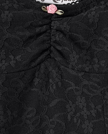 Tween Girls Floral Lace Dress