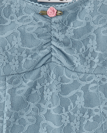 Tween Girls Floral Lace Dress
