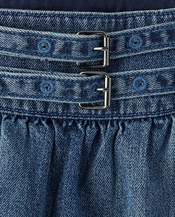 Tween Girls Denim Bubble Skort