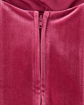 Tween Girls Bow Velour Dress