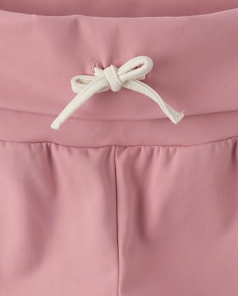 Tween Girls Quick Dry High Rise Foldover Dolphin Shorts