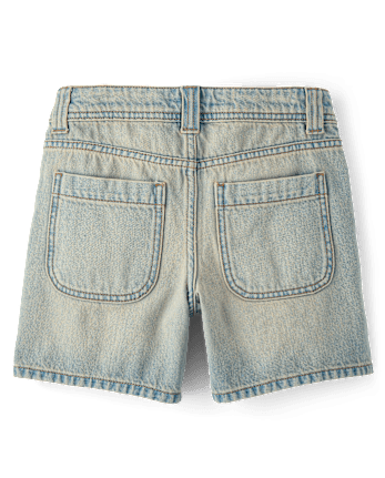 Tween Girls Relaxed Midi Jean Shorts