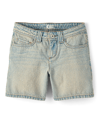 Tween Girls Relaxed Midi Jean Shorts