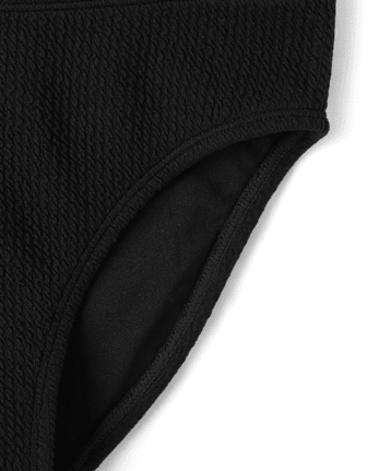 Tween Girls Crinkle Braided Girls Bikini Swimsuit